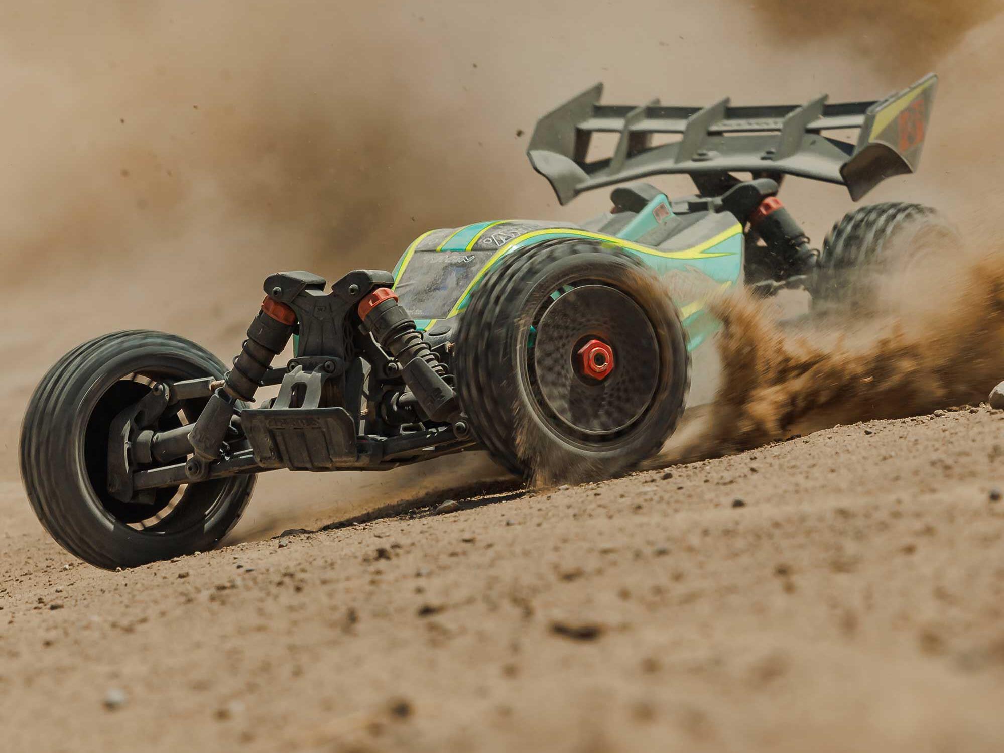Arrma ARA4306V4T1 1/8 TYPHON 223S DSC 4X4 RTR Brushless Buggy, Green - 10