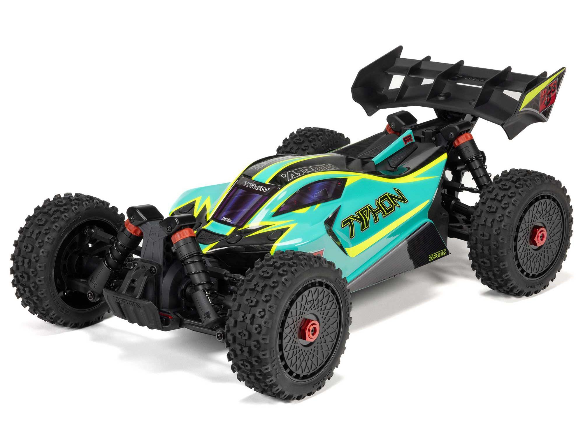 Arrma ARA4306V4T1 1/8 TYPHON 223S DSC 4X4 RTR Brushless Buggy, Green - 3
