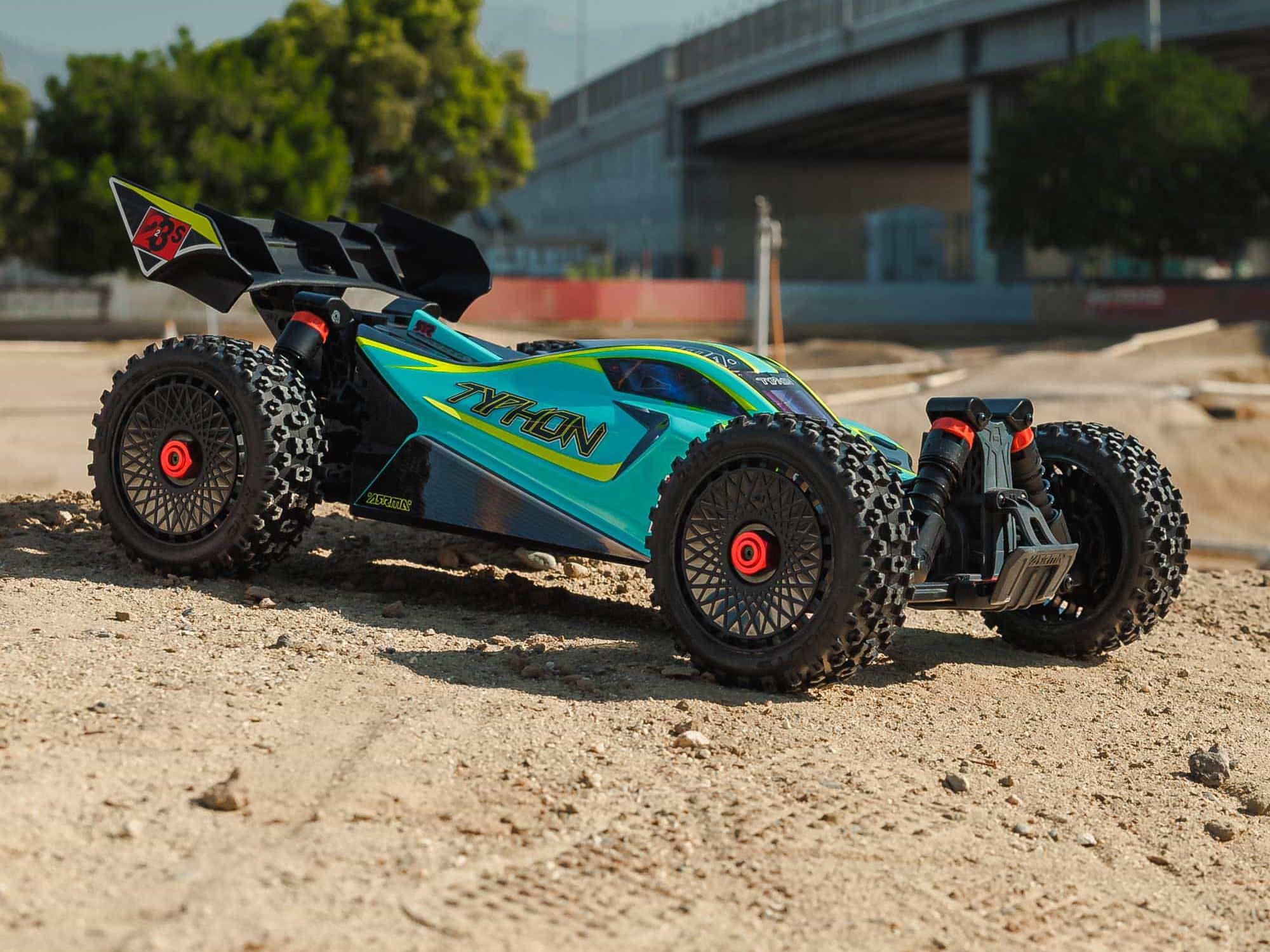 Arrma ARA4306V4T1 1/8 TYPHON 223S DSC 4X4 RTR Brushless Buggy, Green - 14