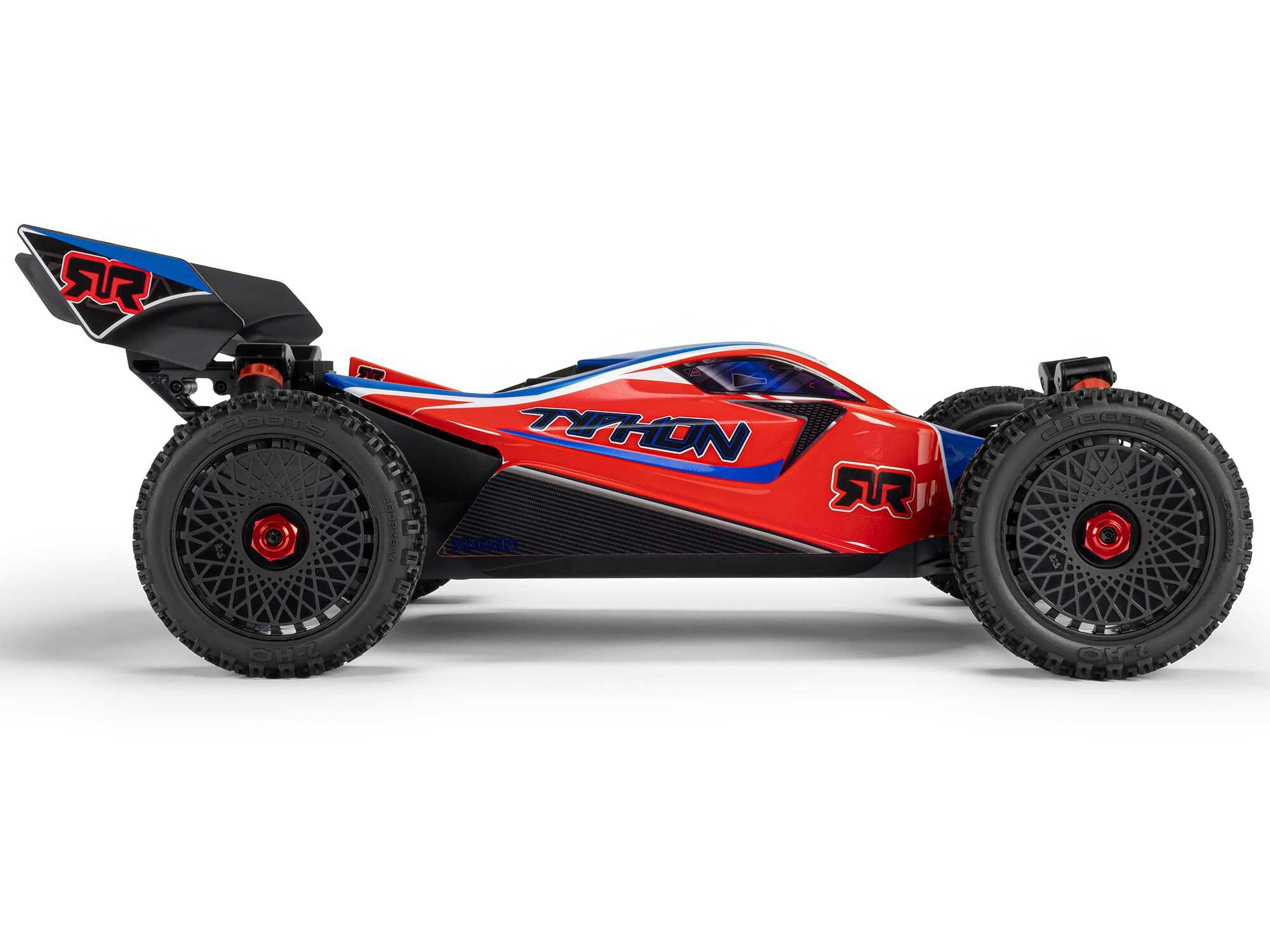 Arrma ARA4306V4T3 1/8 TYPHON 223S DSC 4X4 RTR Brushless Buggy, Red - 7