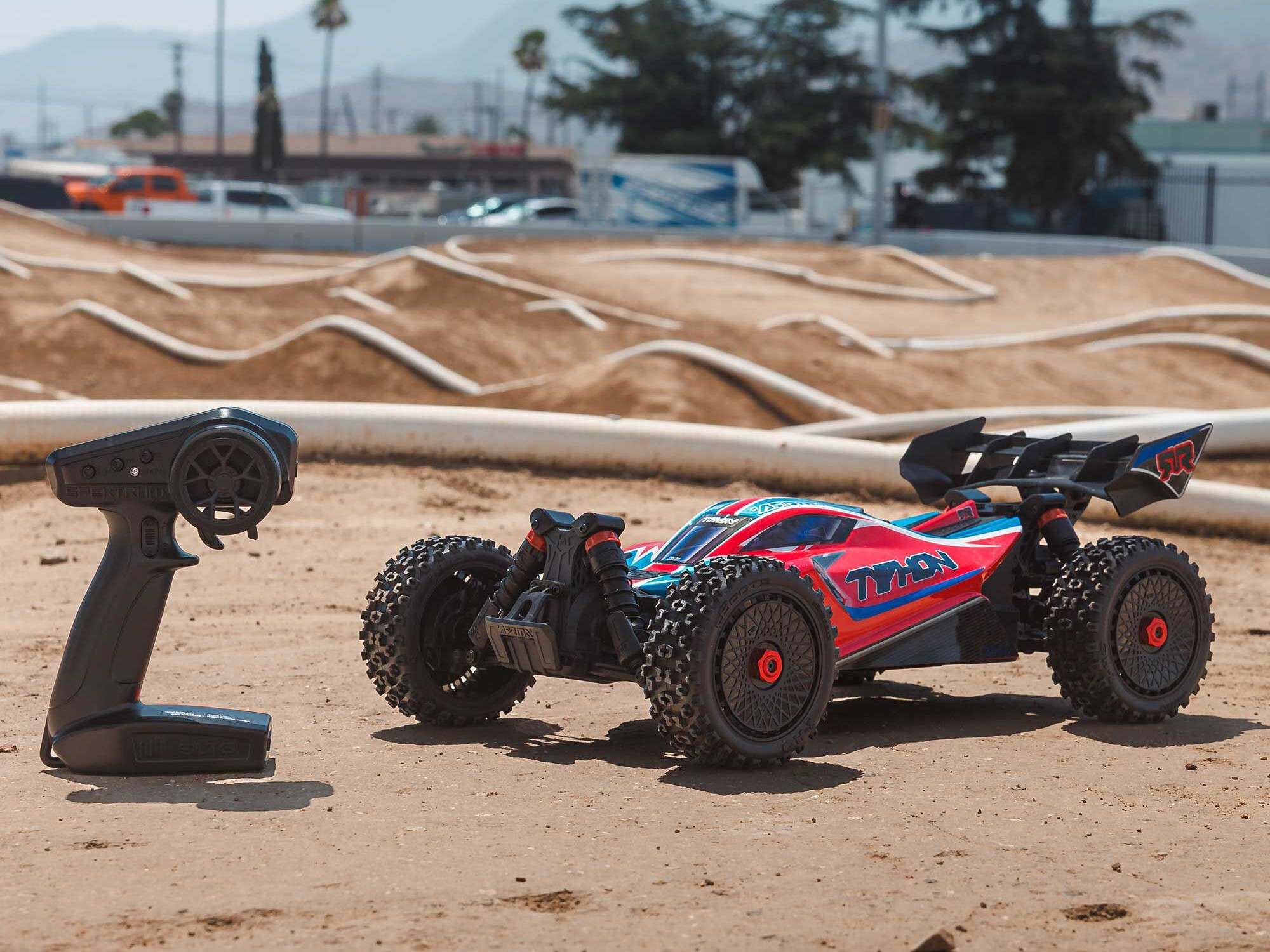 Arrma ARA4306V4T3 1/8 TYPHON 223S DSC 4X4 RTR Brushless Buggy, Red - 16