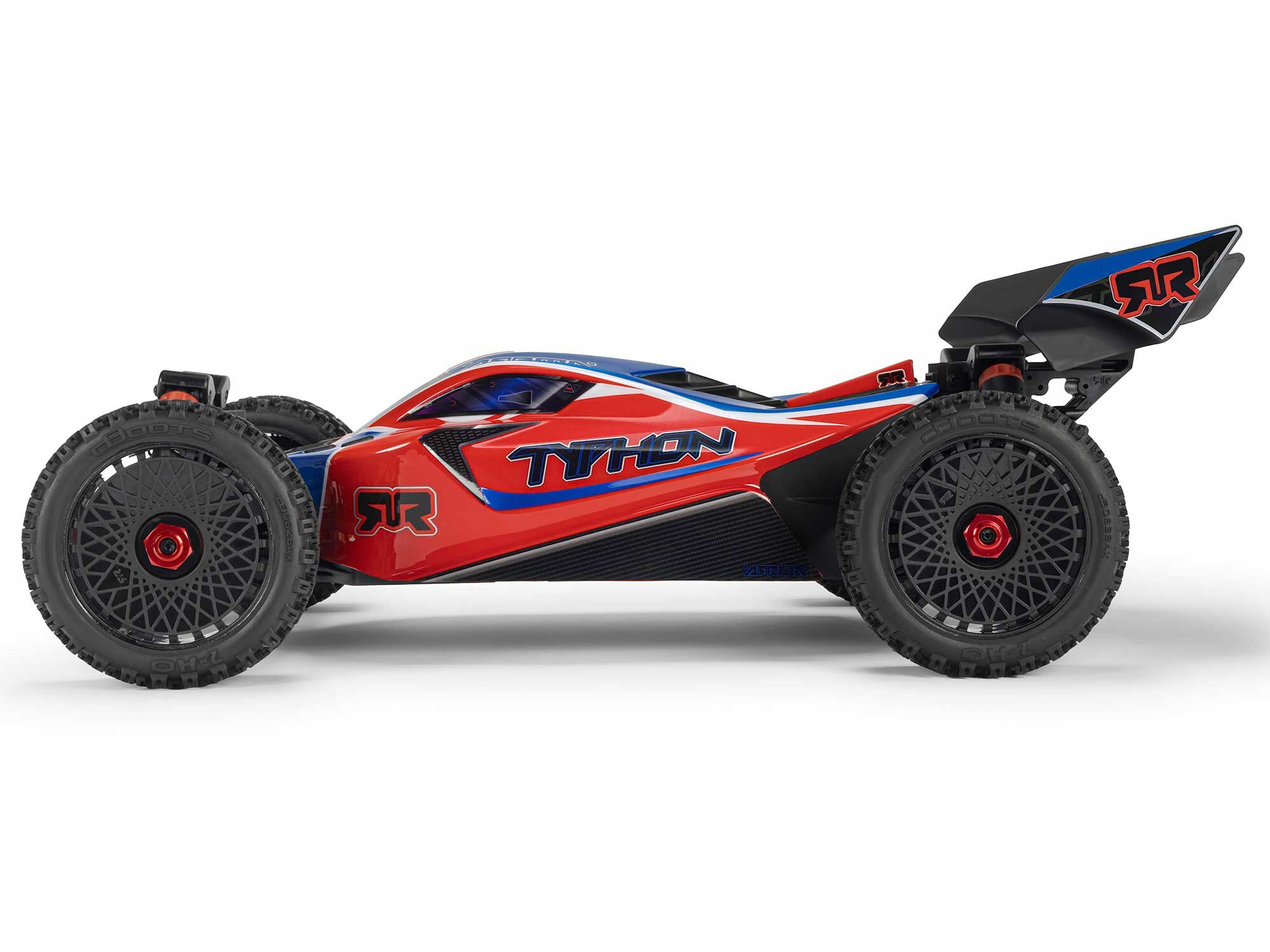 Arrma ARA4306V4T3 1/8 TYPHON 223S DSC 4X4 RTR Brushless Buggy, Red - 5