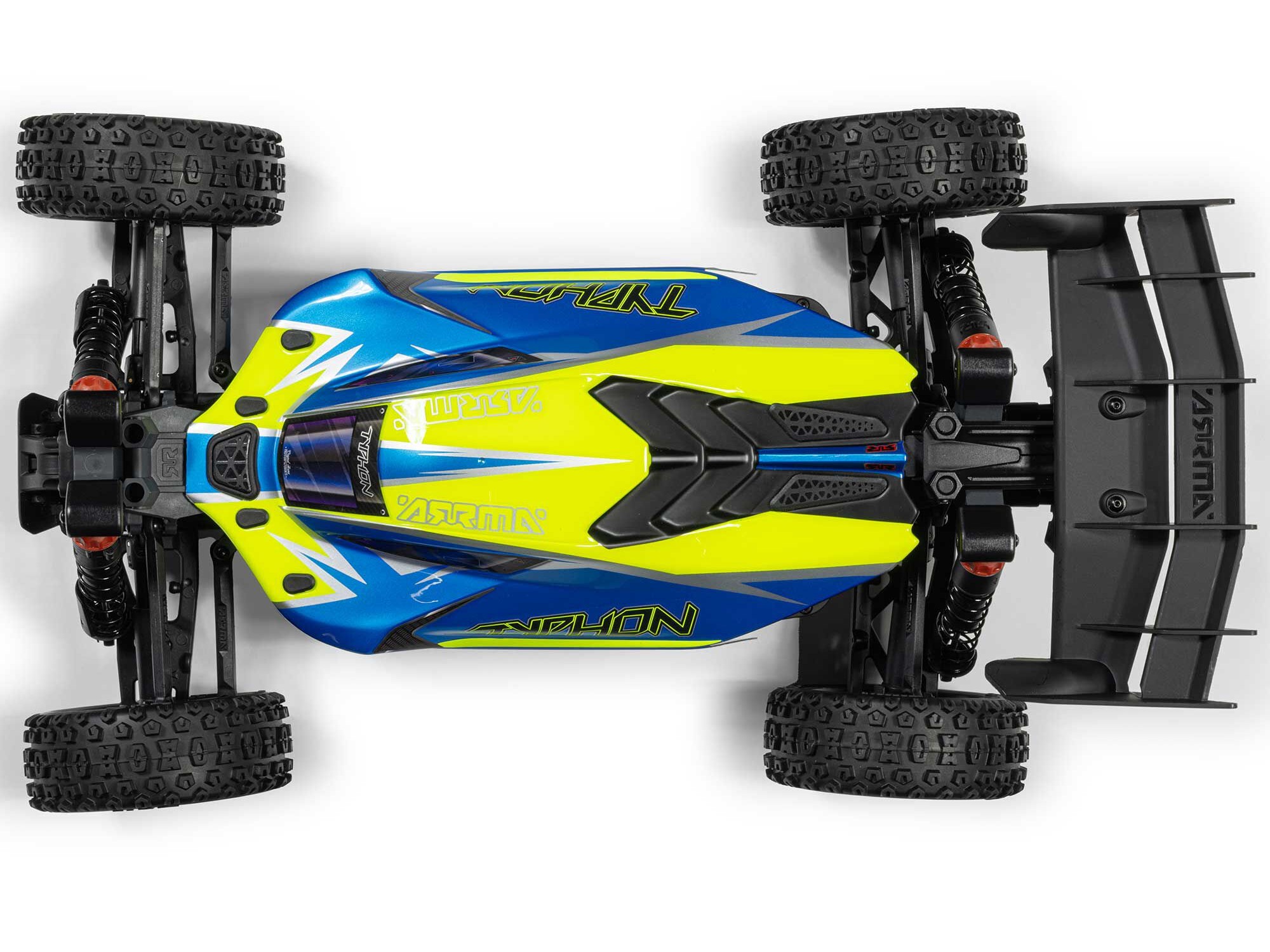 Arrma ARA4306V4T4 1/8 TYPHON 223S DSC 4X4 RTR Brushless Buggy, Blue - 8