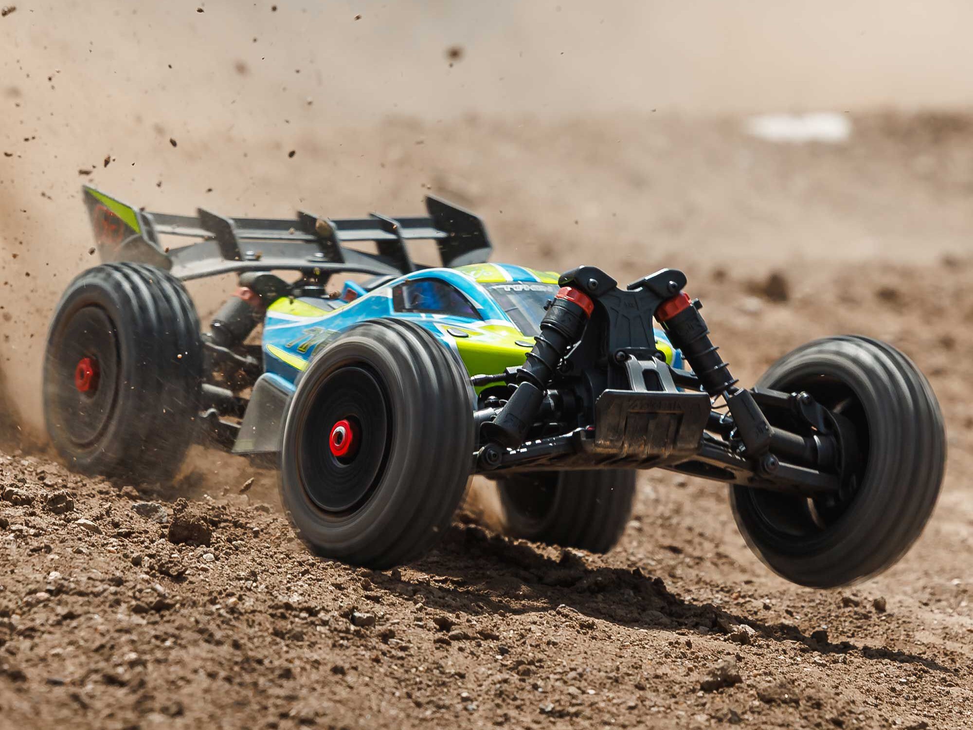 Arrma ARA4306V4T4 1/8 TYPHON 223S DSC 4X4 RTR Brushless Buggy, Blue - 14