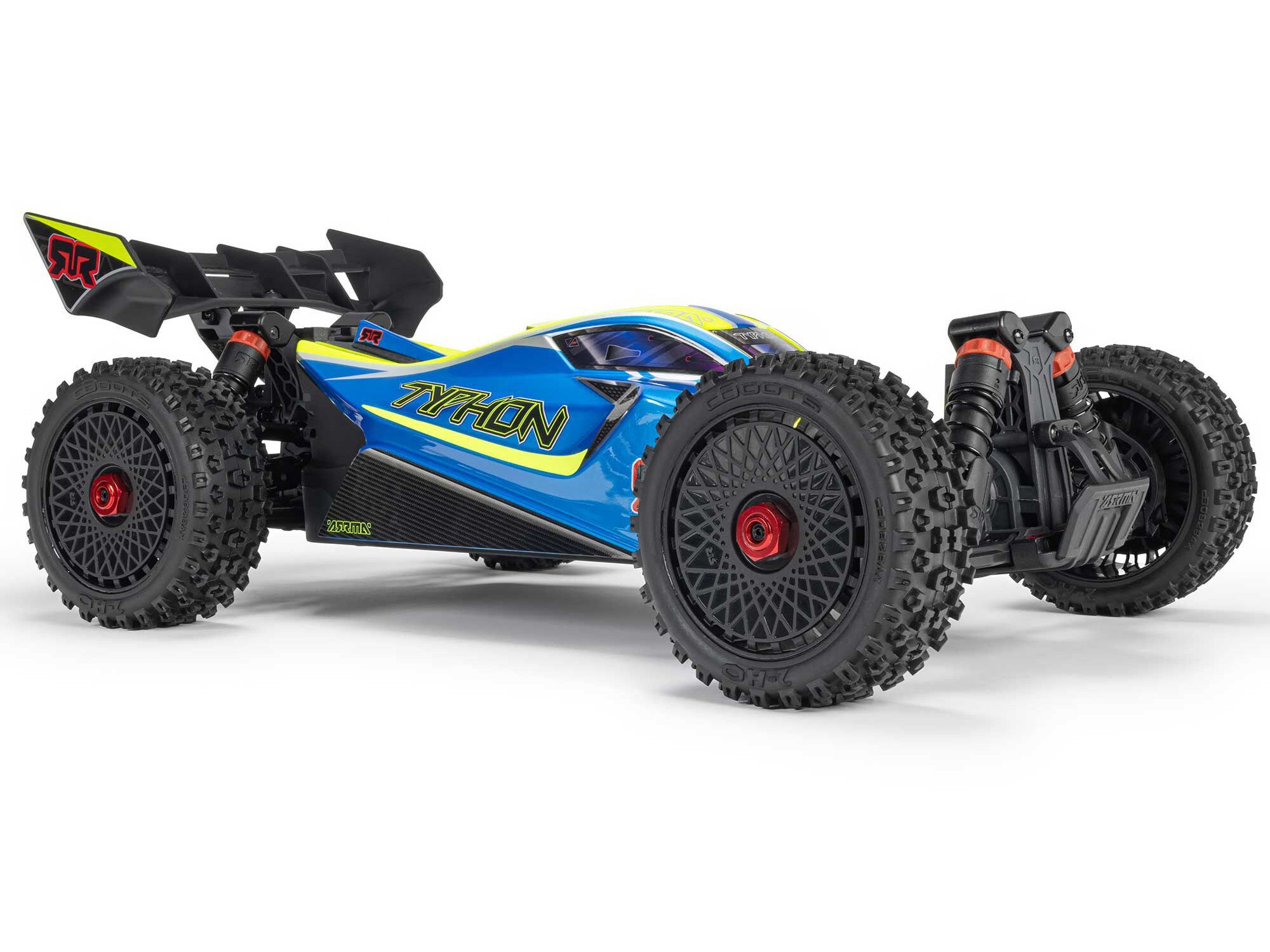 Arrma ARA4306V4T4 1/8 TYPHON 223S DSC 4X4 RTR Brushless Buggy, Blue - 3