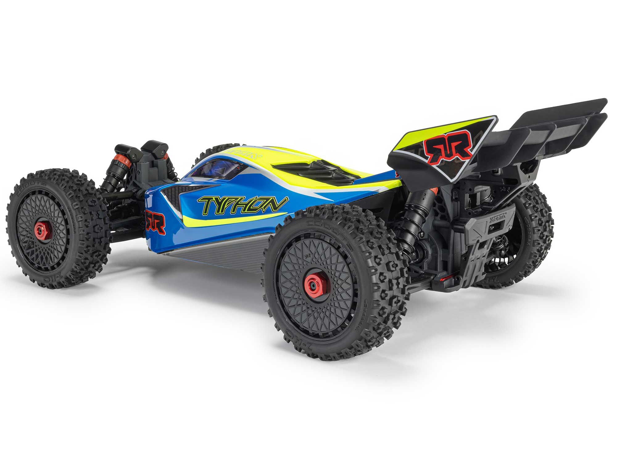 Arrma ARA4306V4T4 1/8 TYPHON 223S DSC 4X4 RTR Brushless Buggy, Blue - 2