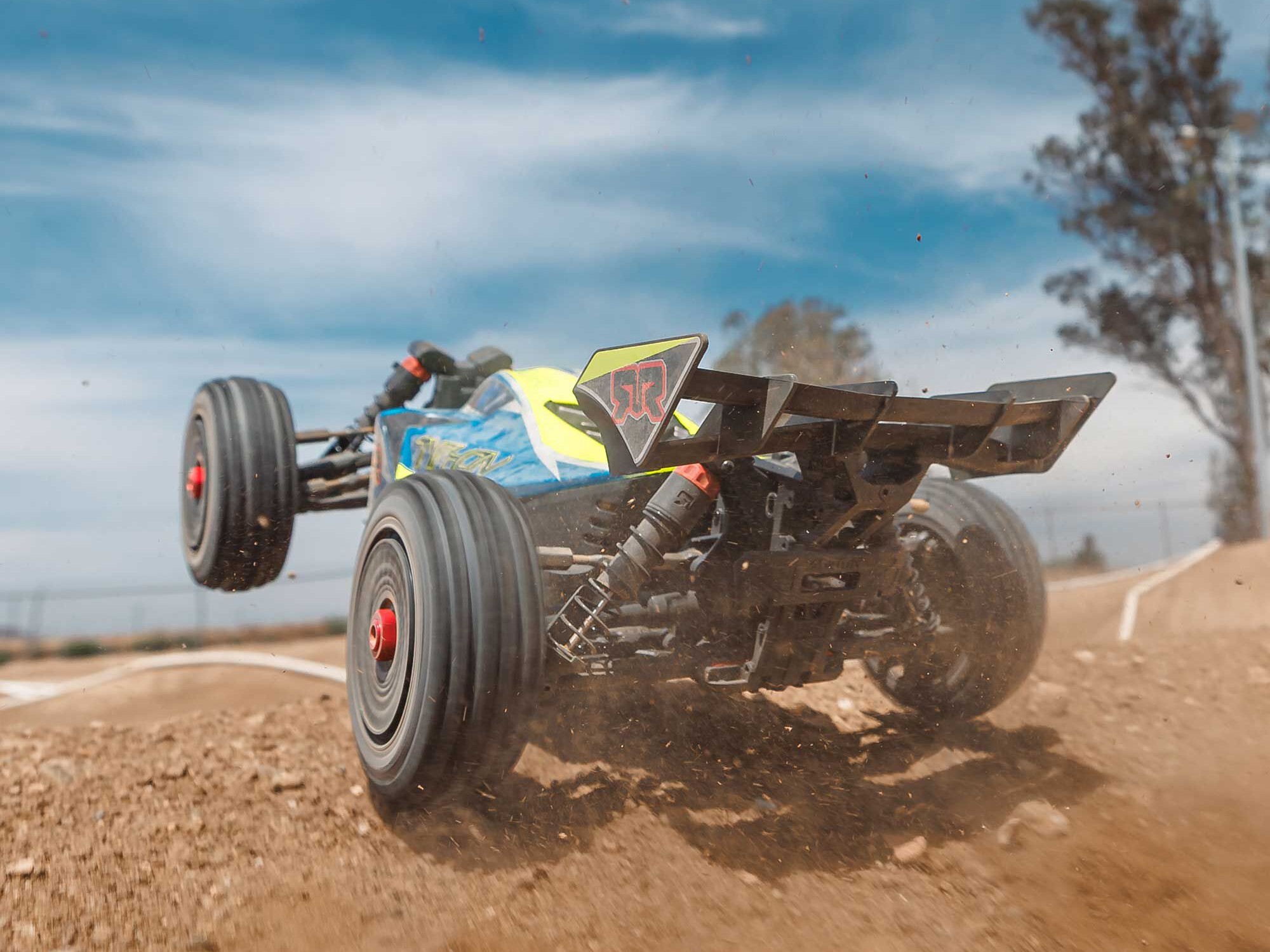 Arrma ARA4306V4T4 1/8 TYPHON 223S DSC 4X4 RTR Brushless Buggy, Blue - 11