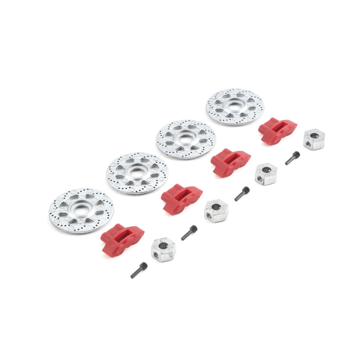 Losi LOS232006 Hex, Rotor, Caliper & Pin Set (4): Baja Rey