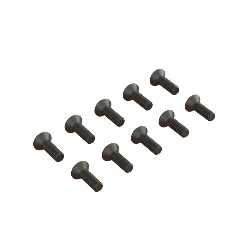 Arrma ARA702005 Flat Head Hex Machine Screw M2.5x8mm (10)