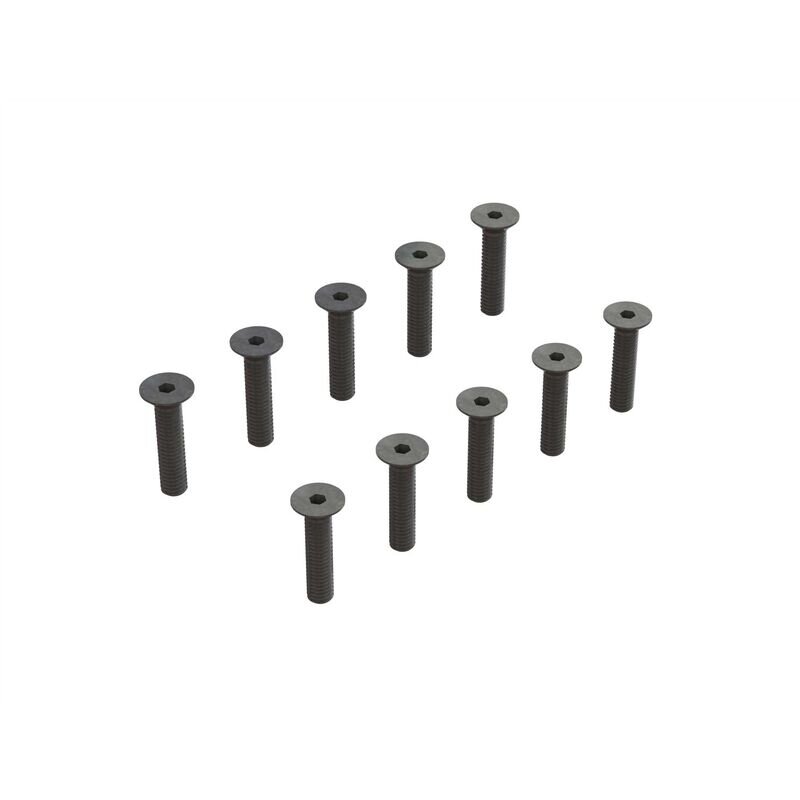 Arrma ARA703016 Flat Head Hex Machine Screw M3.5x16mm (10)
