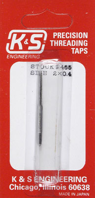 K&S 465 Gängtapp M2 x 0.4mm