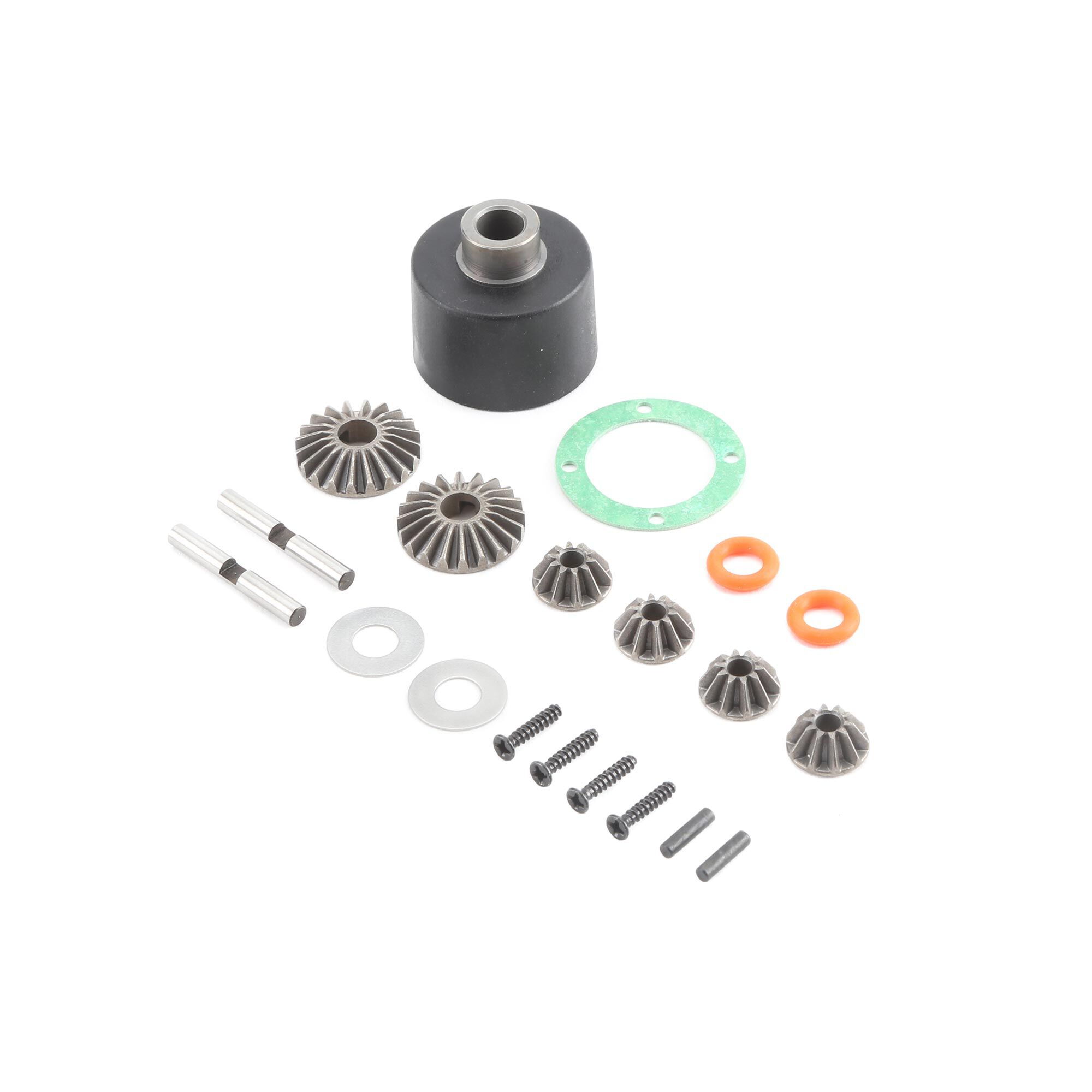 Losi HD Diff Housing and Internals: HR, RR, BR