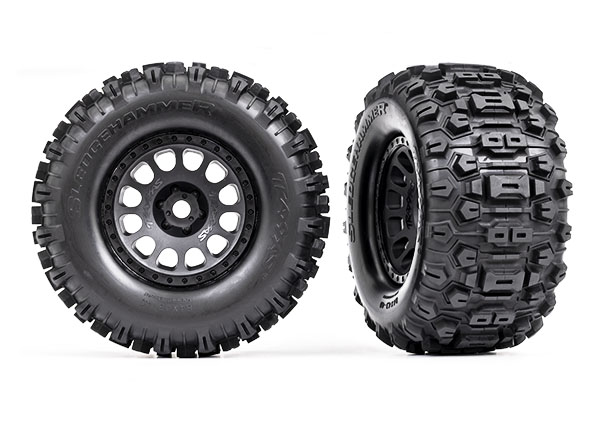 Tires & Rims Sledgehammer/XRT Race Black (2)
