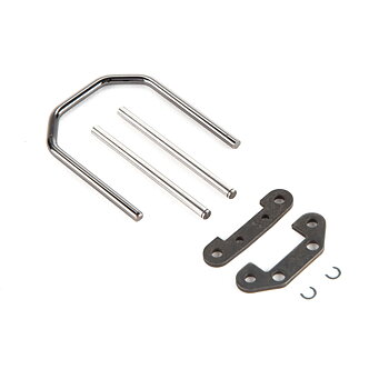 Losi LOS234007 Front Hinge Pins & Brace Set: Baja Rey