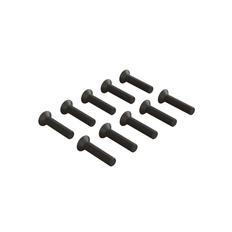 Arrma ARA722314 Flat Head Hex Machine Screw M3x14mm (10)