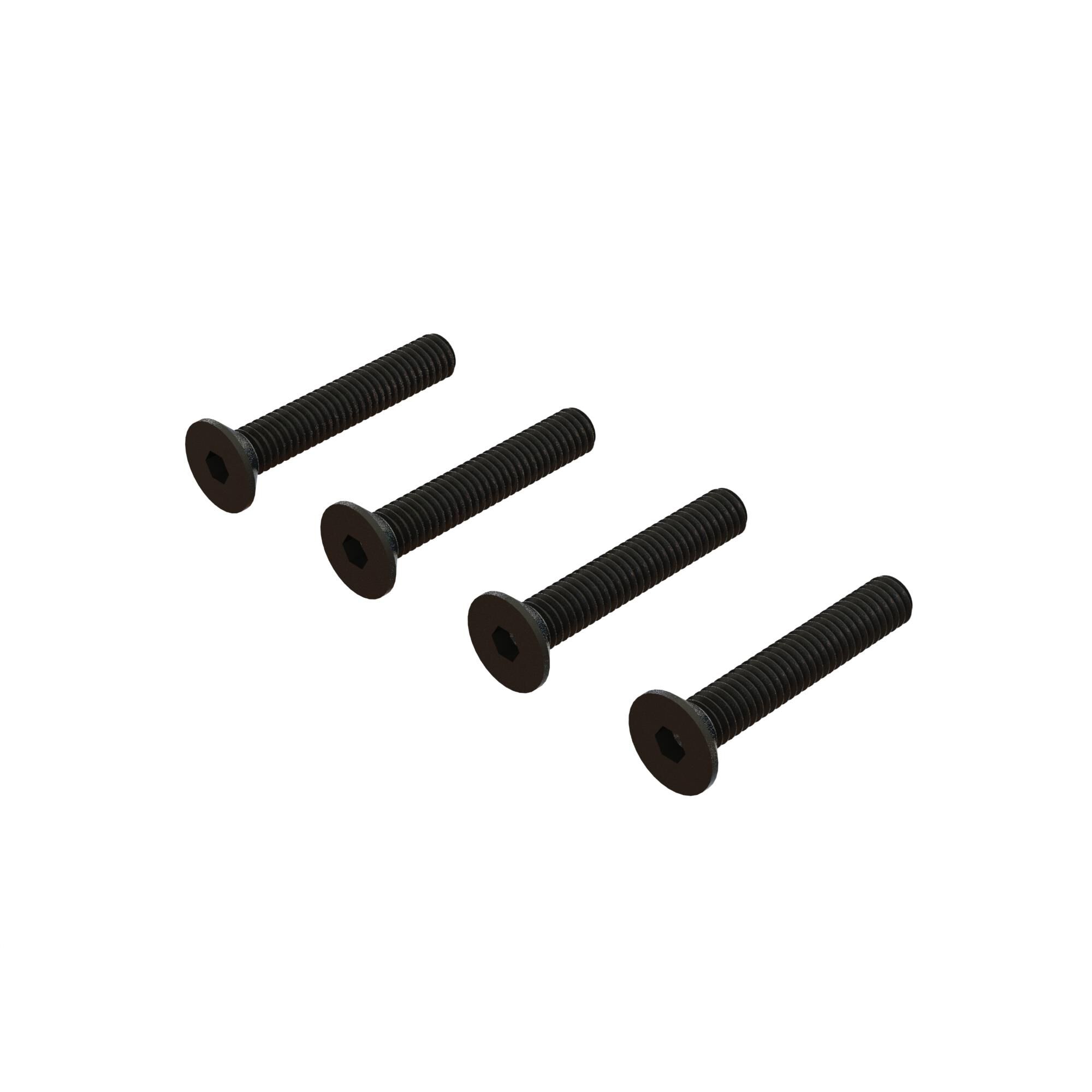 Arrma ARA722424 Flat Head Hex Machine Screw M4x24mm (4)