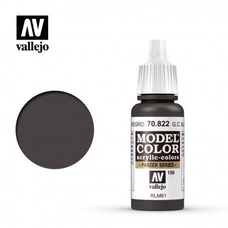 VALLEJO 70822 GERMAN CAM. BLACK *
