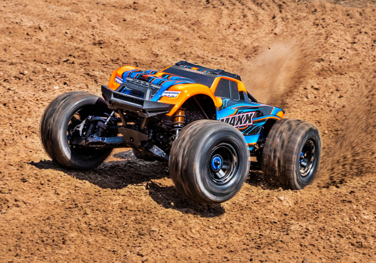 Maxx 4x4 1/10 RTR TQi Brushless TSM Orange - 4