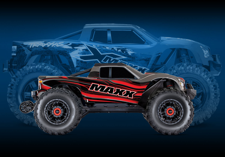 Maxx 4x4 1/10 RTR TQi Brushless TSM Orange - 5