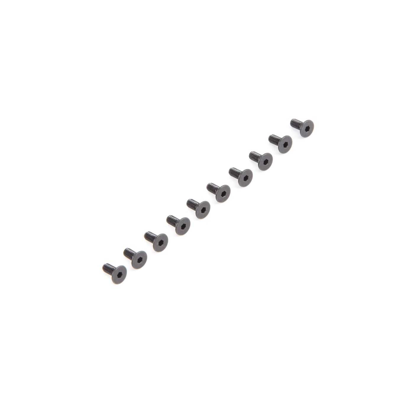 Losi LOS235008 Flat Head Screws M2.5 x 5mm (10)