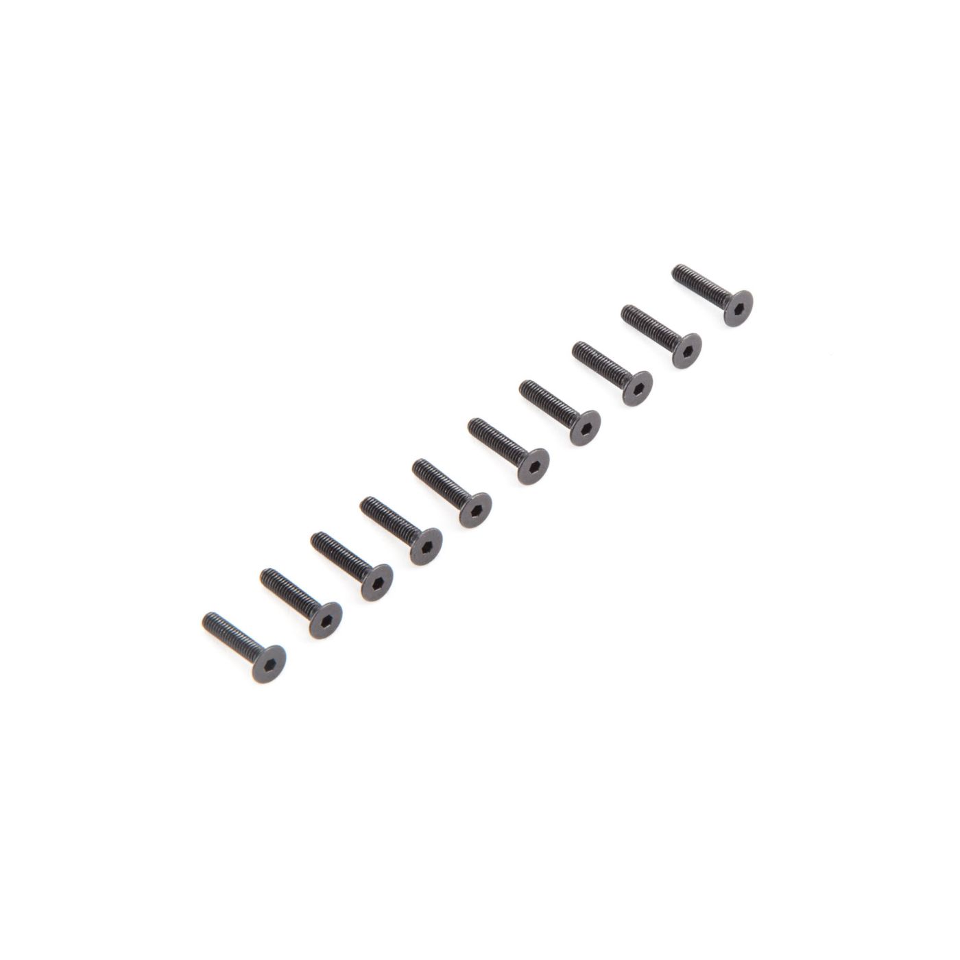 Losi LOS235010 Flat Head Screws M2.5 x 12mm (10)
