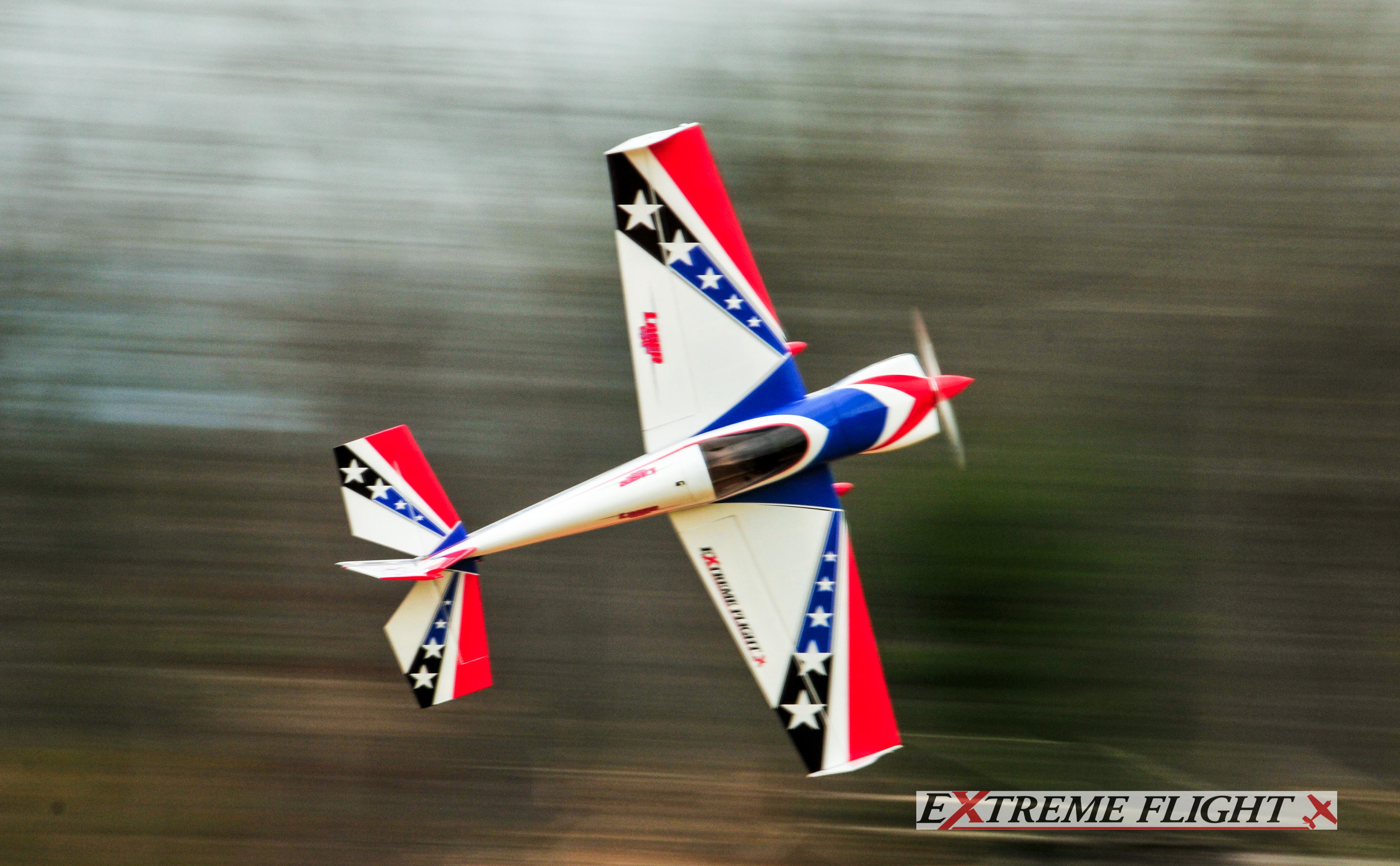 ExtremeFlight Laser 60 V2 Red/White/Blue - 2