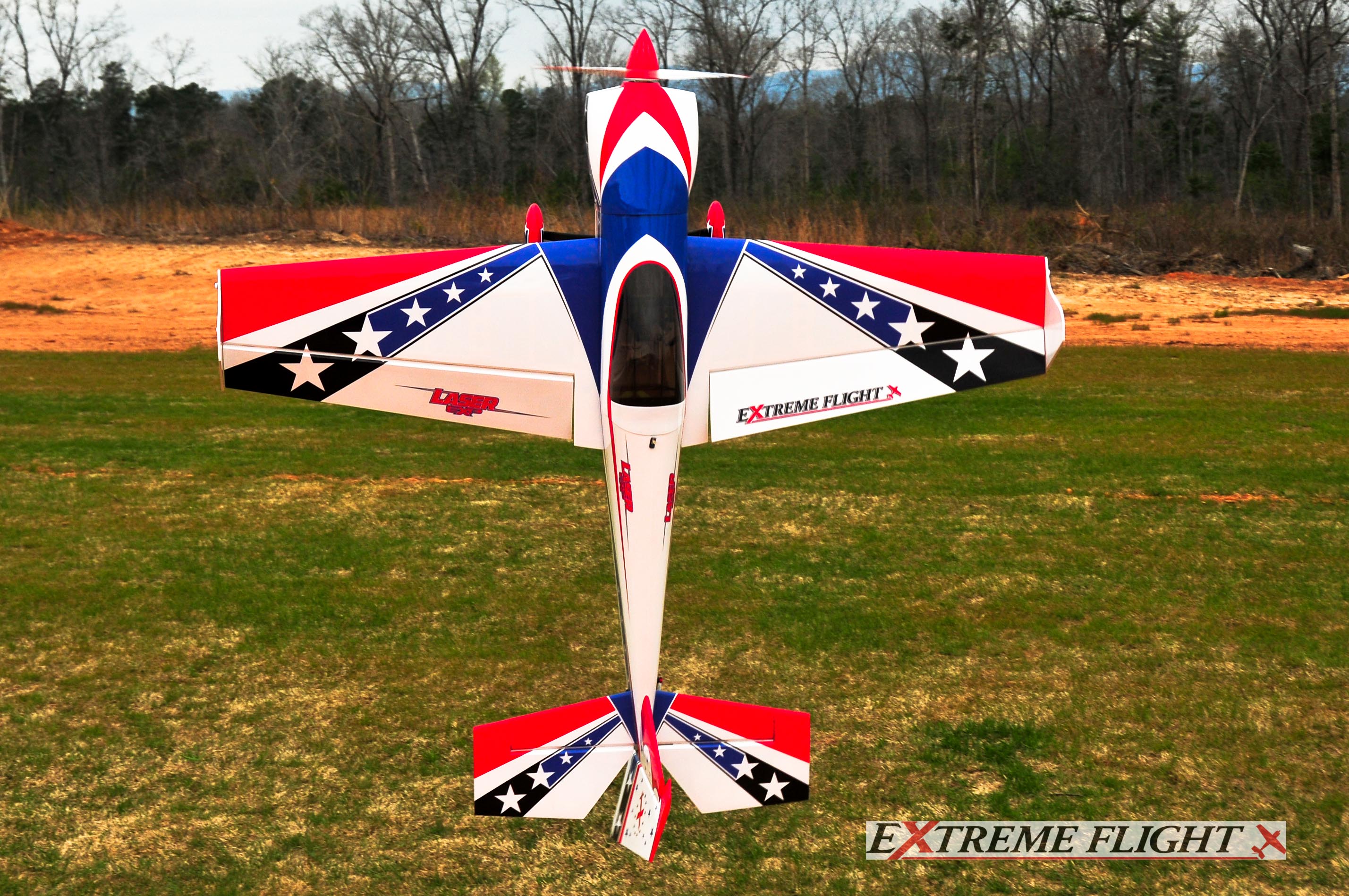 ExtremeFlight Laser 60 V2 Red/White/Blue