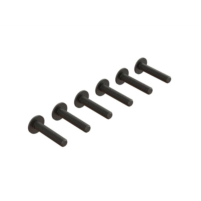 Arrma ARA727420 Flanged Button Head Screw M4x20mm (6)