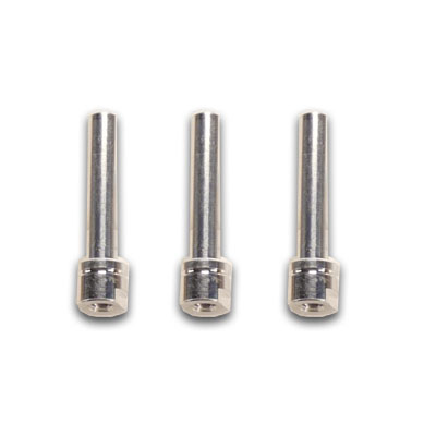 HOBAO CENTER DIFF ALUM POST, 3PCS - Black
