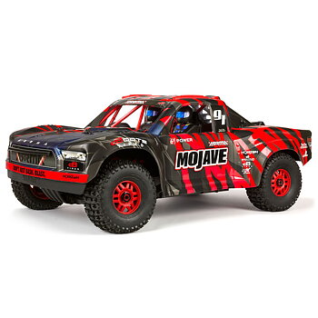 Arrma 1/7 Mojave 6S 4WD BLX Desert Truck Röd/Svart RTR