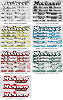 Muchmore Racing Color Decal Yellow