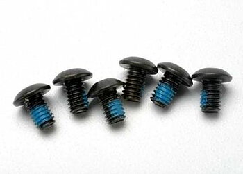 Traxxas 3939 Skruv M4x6mm Kullrig Insex med Skruvlåsning (6)