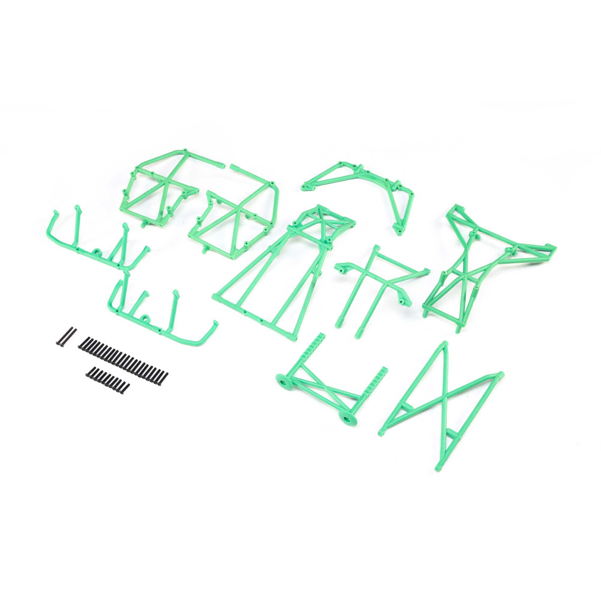 Losi LOS241027 Cage Set, Complete, Green: LMT