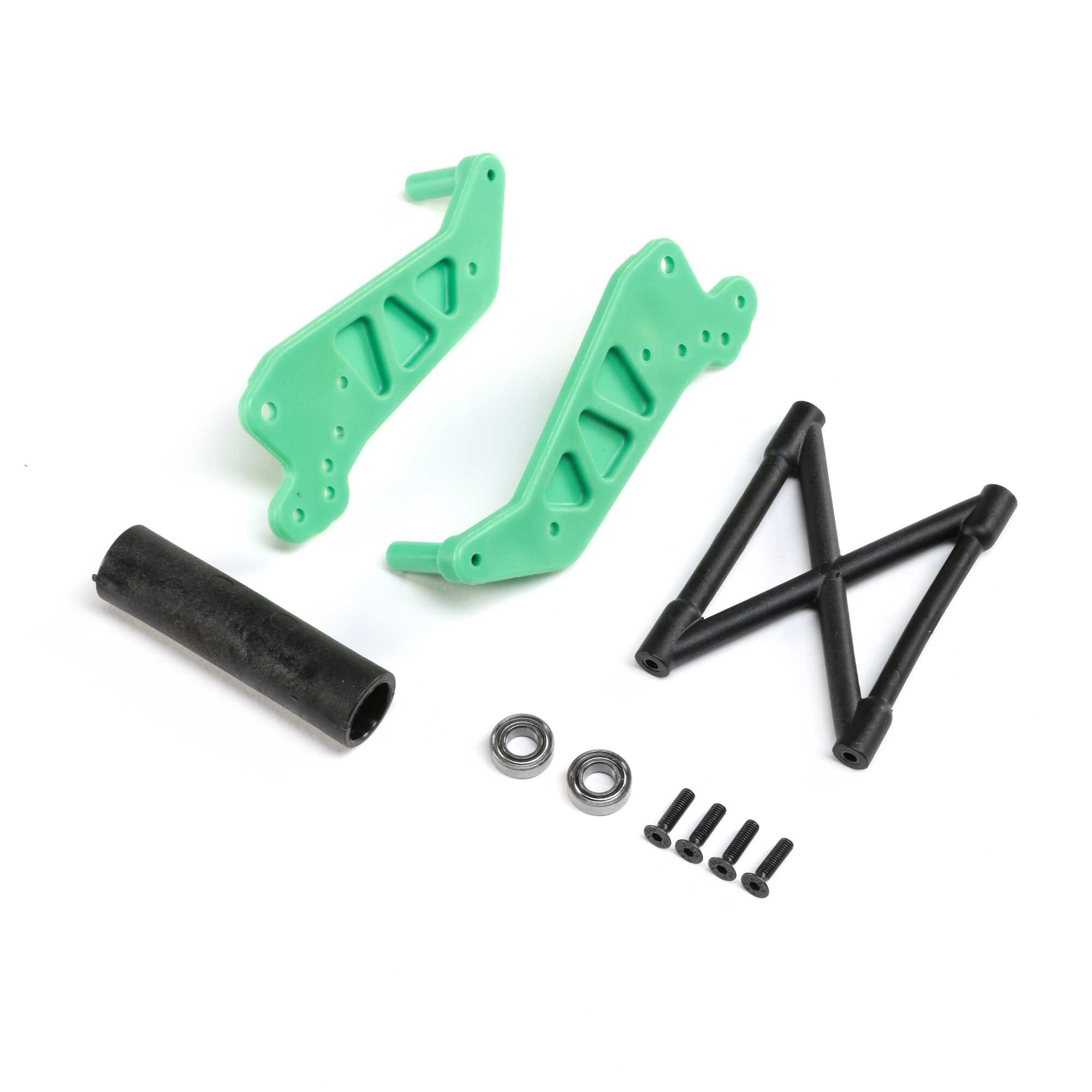 Losi LOS241029 Wheelie Bar Set, Green: LMT