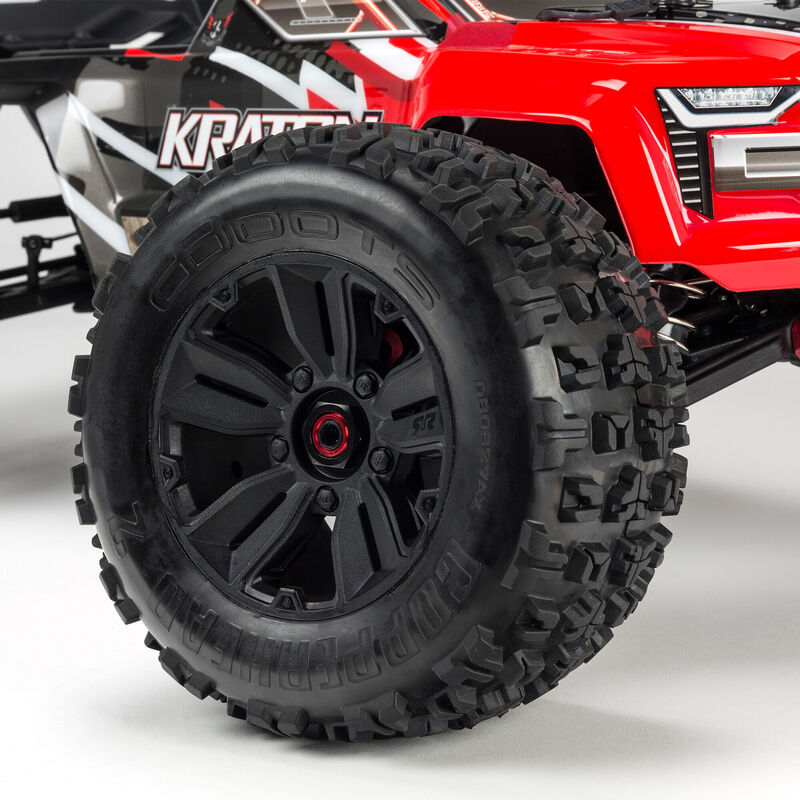 Arrma 1/8 Kraton 6S V5 4WD BLX Speed Monster Truck Röd RTR - 3