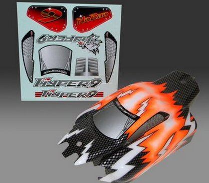 HOBAO Printed body - Orange for HYPER 9 electric