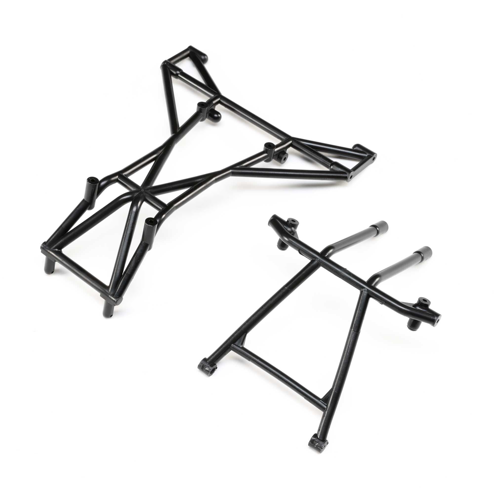 Losi LOS241042 Top and Upper Cage Bars, Black: LMT