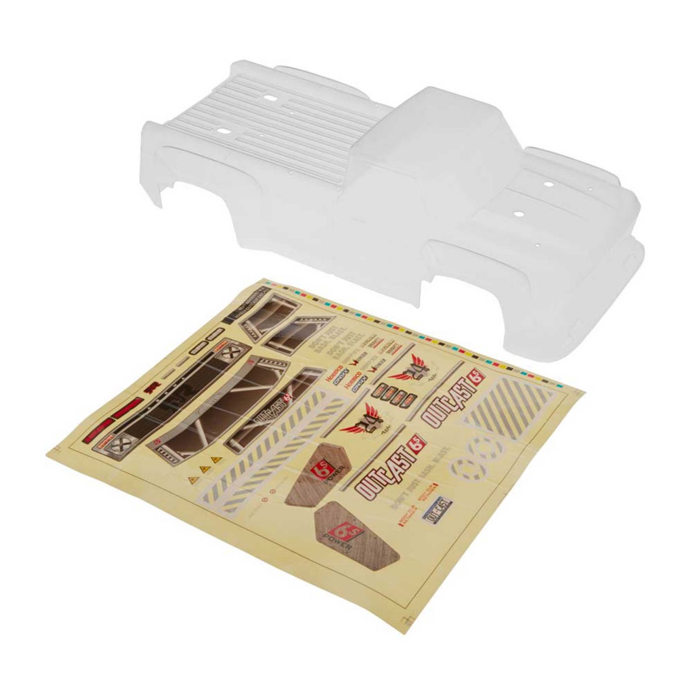 Arrma AR406086 Body Clear Outcast - 4