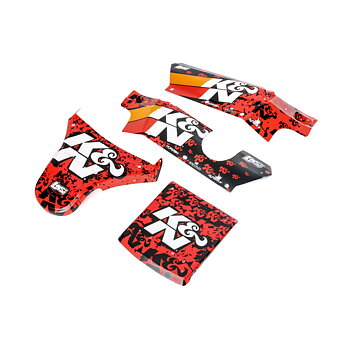 Losi LOS250010 Body Set K&N DBXL, Complete 1/5