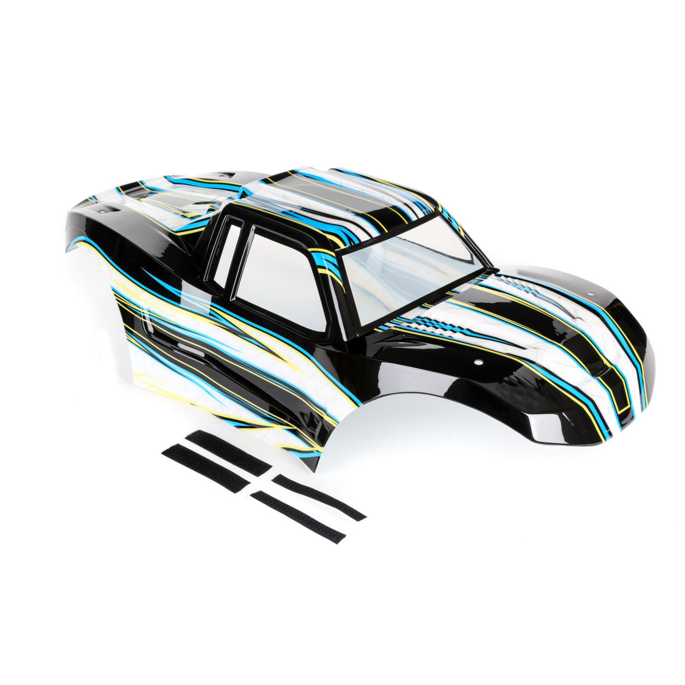 Losi LOS250013 Body, Painted, Black: MTXL