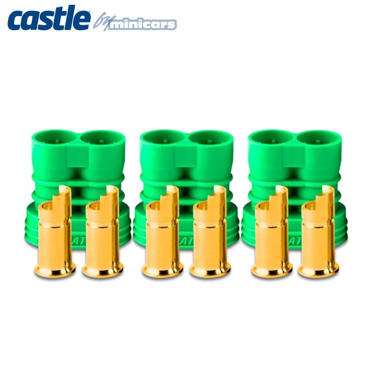 Castle Creations Polarized Bullet Kontakt 6,5mm hona 3set