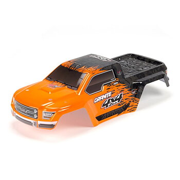Arrma AR402208 Body Painted/Decal Orange GRANITE 4x4 BLX