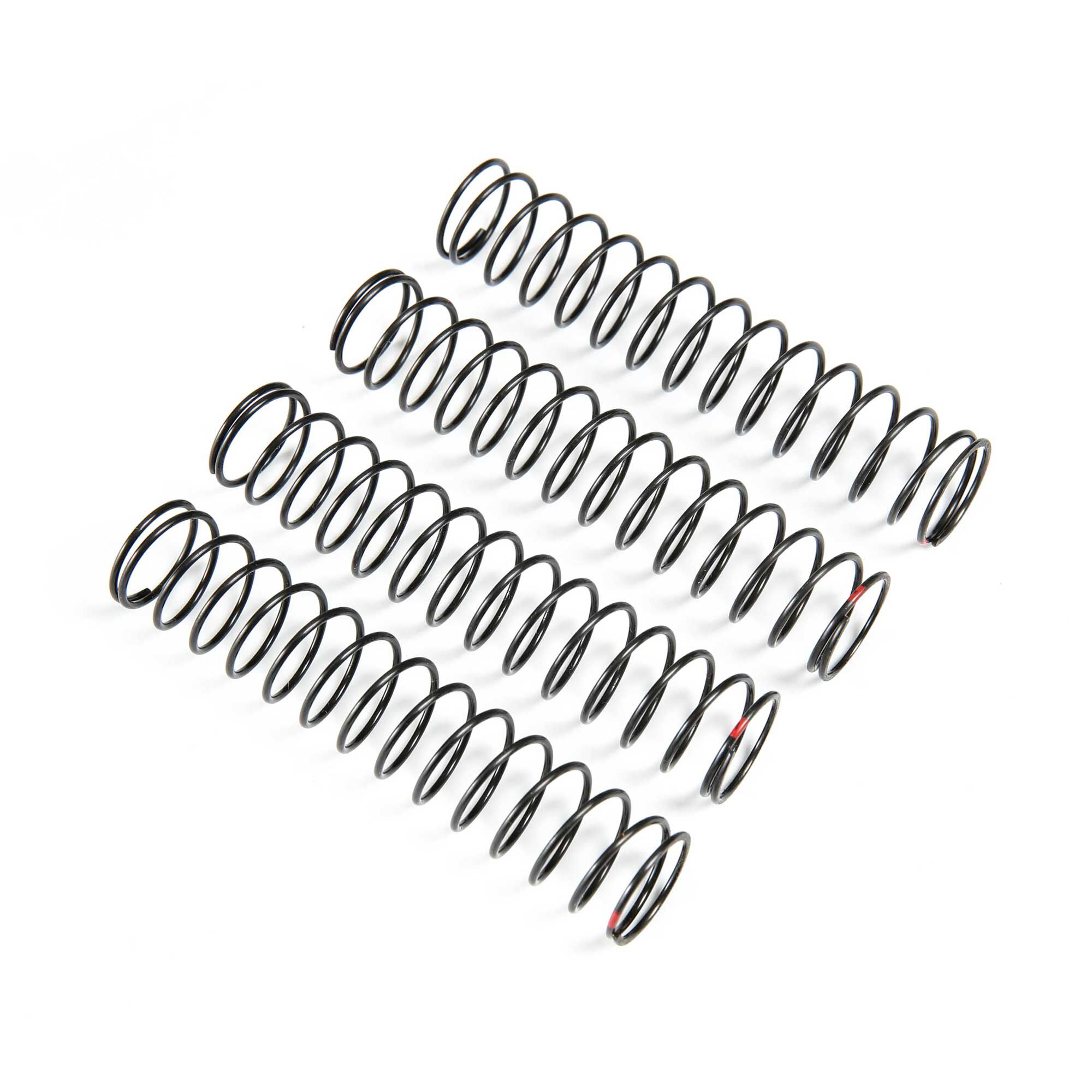 Losi LOS243018 Shock Spring Soft, Red, 2.2 rate (4): LMT