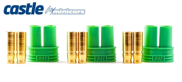 Castle Creations Polarized Bullet Kontakt Hona 4mm 3st