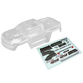 Arrma AR402261 Body Clear w/Decals GRANITE 4x4