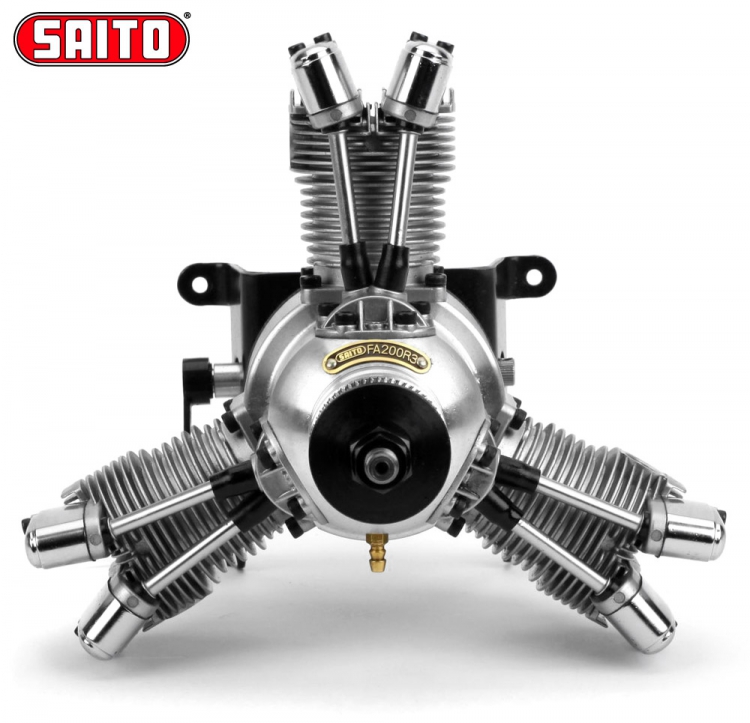 FA-200R3 33cc 4-stroke 3-cylinder Star engine Methanol