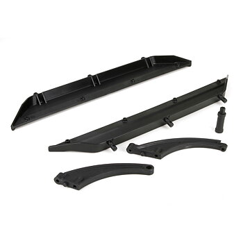 Losi LOS251010 Chassis Side Guards & Chassis Braces: 1:5