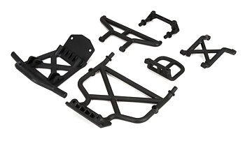 Losi LOS251011 Front/Rear Bumper & Bumper Brace: 1:5 4wd