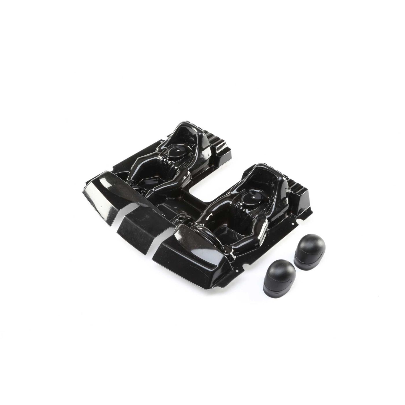 Losi LOS250023 Interior Set w/Helmets, Clear: Super Baja Rey