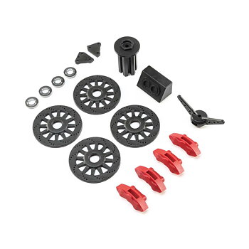 Losi LOS250024 Brake and Spare Tire Accessory Set: Super Baja Rey